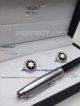 Perfect Replica - Montblanc Black And Stainless Steel Ballpoint Pen And Stainless Steel Cufflinks Set (3)_th.jpg